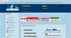 Desktop Screenshot of billigmaskiner.dk